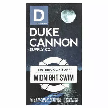 Duke Cannon Supply Co., Большой брусок мыла®, Midnight Sweet, 10 унций.