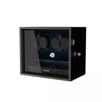 DUKWIN Winding 4 Winders 4 Watch Automatic Watch японские часы Mabuchi поставляются со светодиодной подсветкой Luxury Storage Подходит для часов и машины, + Storage,