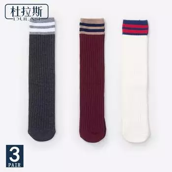 DULASI Хлопок Дышащие Зимние Женские Полосатые Носки Женские Простые Носки Женские Цветные Студенческие Женские One size