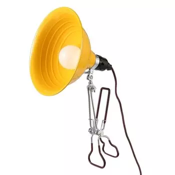 Dulton Aluminum Clip Lamp Medium Yellow Clip lighting with a distinct personality Light Outlet Photography Work YELLOW Body length 37cm Diameter Cord