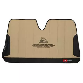 Dulton Auto Sunshade L Coyote FOR CAR LIFE Car Sunshade Sunshade Light Blocking Heat Blocking UV Protection 78cm 140cm Height Width V21-0355L/CO