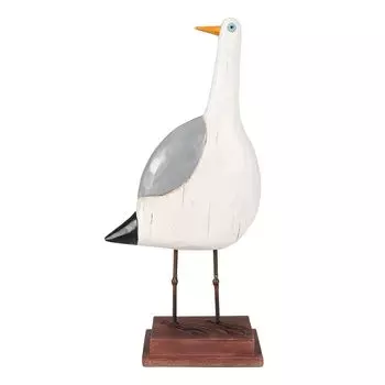 Dulton Чайки B Беззаботное время с ошеломленной птицей Чайка Полирезиновый объект Украшение Побережье Пляж Высота Ширина Глубина 14см - - - - - - - 40см, 18.5см, -