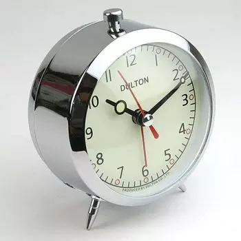 DULTON] Dalton Alarm Clock Alarm Clock Chrome 100-053Q / CR