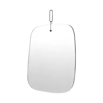 Dulton ПОДВЕСНОЕ ЗЕРКАЛО ПАРЯЩЕЕ ОБЛАКО КВАДРАТ Настенное Подвесное Зеркало Подвесное Стекло Проволочный Крючок Высота 340 x Ширина 258 x Глубина 10 мм RN-0815