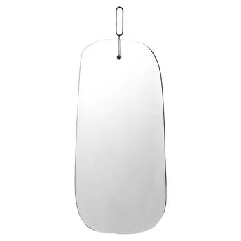 Dulton Подвесное зеркало Парящее облако Длинное настенное подвесное зеркало Подвесное стекло Крючок из проволоки Высота Ширина 19см Глубина 1см RN-0813 39.3см