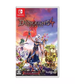 Dungeons 4 Nintendo Switch Edition оригинальная прозрачная карта включена в оригинальный набор обоев распространяется -Switch &