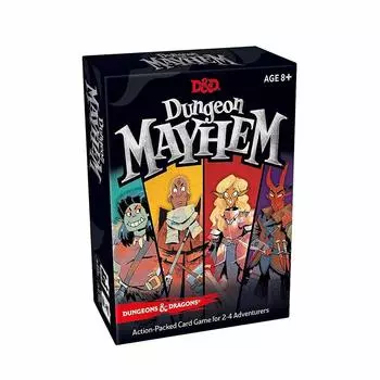 Dungeons Dragons Dungeon Mayhem Карточная игра для игроков 120 карт Английская версия (Подземелья и Драконы) & (Подземелье Хаоса) 2-4