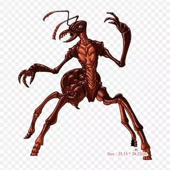 Dungeons Dragons Pathfinder Ролевая игра Formian Iron on Heat Transfer Печать Виниловые нашивки Наклейка для одежды DIY Аппликации Моющиеся нашивки