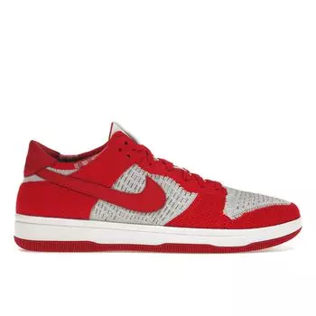 Dunk Low Flyknit University Красный 917746-600