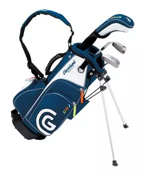 DUNLOP Cleveland GOLF Cleveland Golf Junior SMALL для лет Lie 60 градусов Blue (Кливленд Гольф) (Набор 3) 3-6 (90см-110см) угол (Я#7) синий
