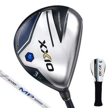 DUNLOP Fairway Wood XXIO Twelve Fairway Wood Lefty genuine shaft installed MP1200 shaft carbon left Loft 15 degrees R [Catalog model] men s angle чёрный