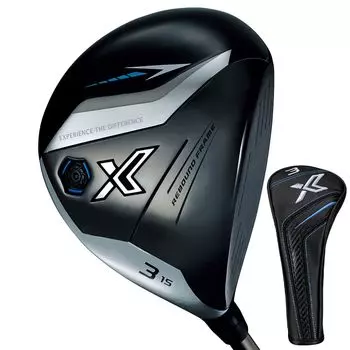 DUNLOP Fairway Wood XXIO XX 2023 Модель Miyazaki Shaft Carbon Right Loft 18 градусов Количество 5 S AX-3 Мужская Угол # Flex чёрный