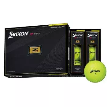 Dunlop Golf Ball SRIXON 2021 Model 1 Dozen Premium Passion Yellow SNZS7YEL Z-STAR (12 pieces)
