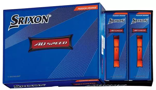 DUNLOP Golf Ball SRIXON AD SPEED 2022 Model 1 Dozen Passion Orange (12 pieces)