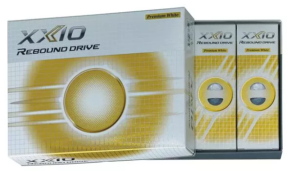 Dunlop Golf Ball XXIO REBOUND DRIVE 2021 Model 1 Dozen Premium White XNRDPWH (12 pieces)