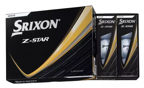 Dunlop Golf Balls SRIXON 2025 Model 1 Dozen White Z-STAR (12 pieces) белый