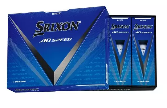 Dunlop Golf Balls SRIXON AD SPEED3 2024 Model 1 Dozen White (12 pieces)