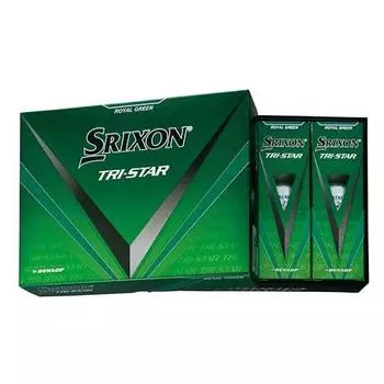 Dunlop Golf Balls SRIXON TRI-STAR4 2024 Model 1 Dozen (12 pieces) Royal Green