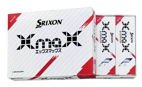 Dunlop Golf Balls SRIXON X MAX 2024 Model 1 Dozen White (12 pieces)