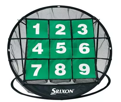 DUNLOP Practice Net SRIXON Chip in Bingo White Storage Diameter folded and Diameter 370mm GGF-68108 Bag (When used) 700mm, (When stored) белый