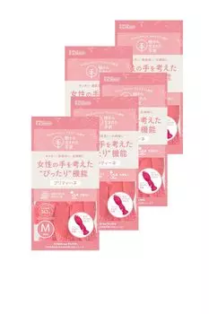 Dunlop Pretine M Red 5 пар в упаковке Перчатки из дерева Идеальная функция для рук женские красный