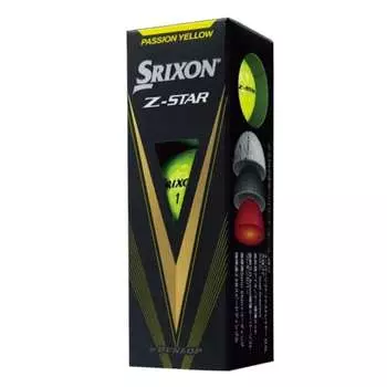 DUNLOP SRIXON Golf Ball SRIXON Z-STAR Sleeve (3 pieces) (Yellow/FF/Men s)
