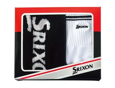 DUNLOP SRIXON Towel Socks Set 2022 Model Black GGF-10346