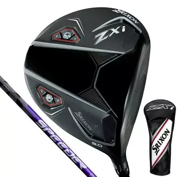 DUNLOP SRIXON ZXi Driver Shaft Equipped SPEEDER NX VIOLET60 Carbon Shaft Loft degrees Модель S 2024 [Custom Model] Мужская правая, угол 9,0 Flex чёрный