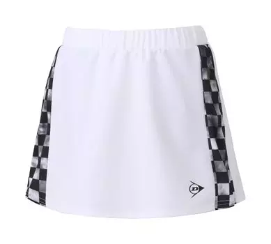 DUNLOP Tennis Badminton Soft Tennis Skirt DAK2482W 2024SS White M белый