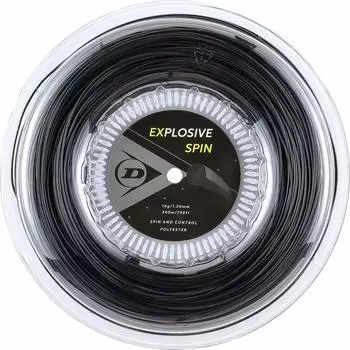 DUNLOP Tennis Hard Tennis Explosive Spin Roll Type 240m Black DST12001 1.25mm