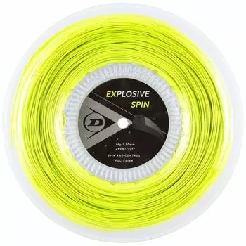 DUNLOP Tennis Hard Tennis Explosive Spin Roll Type 240m Yellow DST12001 1.25mm