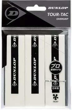 DUNLOP Tennis Hard Tennis Overgrip Wet Type 3 шт. Белый DTA2010 TOUR-TAC