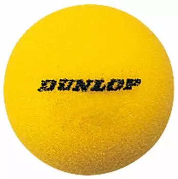 DUNLOP Tennis Sponge Ball SPONGE YL Half Dozen for Short Tennis NSPNGE2YL6BOX Yellow (6 Balls) жёлтый