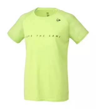 Dunlop Tennis Wear Badminton Water Absorbent Quick Drying UV Protection DAL8421W 2024SS Light Green M [DUNLOP] Women s T-Shirt светло-зеленый