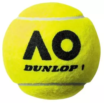 DUNLOP Теннисный мяч DUNLOP AUSTRALIAN OPEN (Открытый чемпионат Австралии по теннису Данлоп) 2 шарика 1 банка DAOBYL2TIN