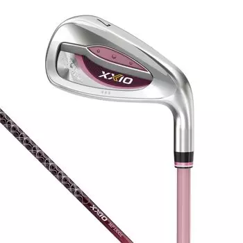DUNLOP XXIO Thirteen Ladies Iron Set 5 Pieces MP1300L Shaft Carbon Right Bordeaux Count SW Flex A # 7-9, PW,