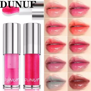 DUNUF 10-цветное увлажняющее масло для губ с жемчужным светом и зеркальным блеском для губ 01