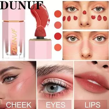 DUNUF 4-цветные жидкие румяна для век, восстанавливающие тени для лица 110