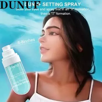 DUNUF Спрей для макияжа, увлажняющий контроль масла, 55 мл розовый