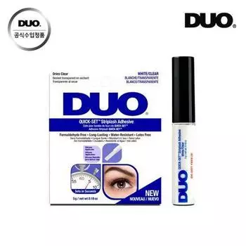 Duo Quickset Eyelash Adhesive 5g (Dark, Clear) Tip Type Choose 1 duo dark 5g