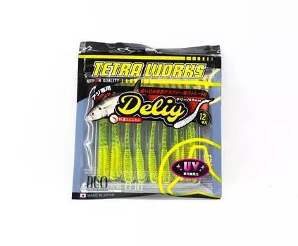 Двойная мягкая приманка Tetra Works Deliy 63 мм 12 в упаковке S508 (3557)