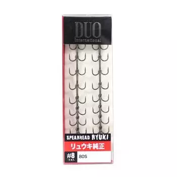 Duo Treble Hooks Ryuki Original Размер 8, 18 штук в упаковке #8 (9947)