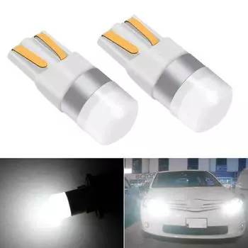 Duochongyuzhou 2 шт. 3030 SMD T10 W5W светодиодные авто габаритные фонари для чтения купольная дверь лампа лампа белый