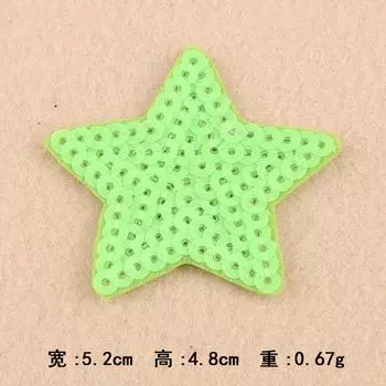 Duoku Компьютерная вышивка Этикетка Блестящая наклейка на ткань Любовь Пятиконечная звезда Нашивка Сценическая одежда Аксессуары Сумка Шляпа Аксессуары Вышивка Наклейка F2R-C-4-11