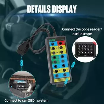 DUOYI DY29 автомобильный диагностический протокол детектор тестер авто Obd2 Break Out Box автомобильный интерфейс OBDII
