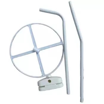 Durable Bed Net Holder Stand White Mosquito Bar Frame Canopy Holder Rack Baby Kids Room