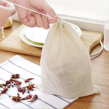 Durable Cotton Filter Bag Food Colander Strainer Mesh Reusable Food Special Nut Milk Wine Strainer Cooking Slag Bags