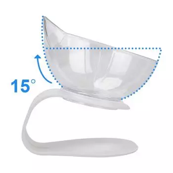 Durable Double Bowls Pet Food Water Feeder With Raised Stand Protection Cervical Non-slip Cat Bowl Dog Bowl Cat Dogs Feeder чёрный
