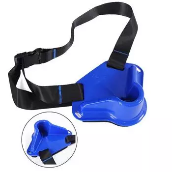 Durable Fishing Fighting Belt Quality Fish Rod Holder Adjustable Belt Waist Rod Holder Boat Fishing Accessories Fishing Tackle чёрный