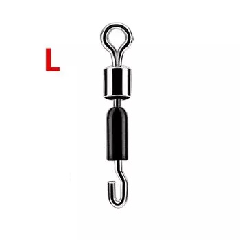 Durable Ocean Boat Ball Bearing Solid Rings Fishing Tools Fast Link Connector Fishing Hooks L